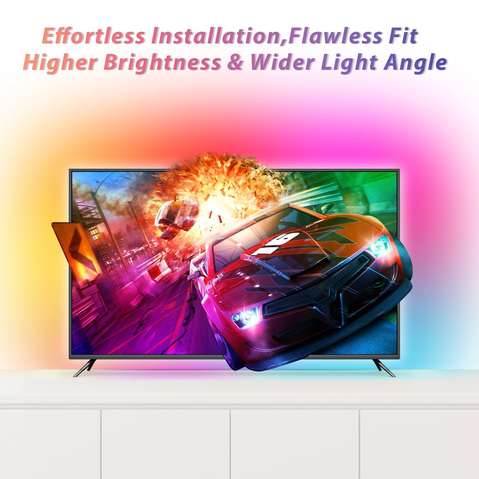Simple and Elegant: TV Lamps Add Color to Life