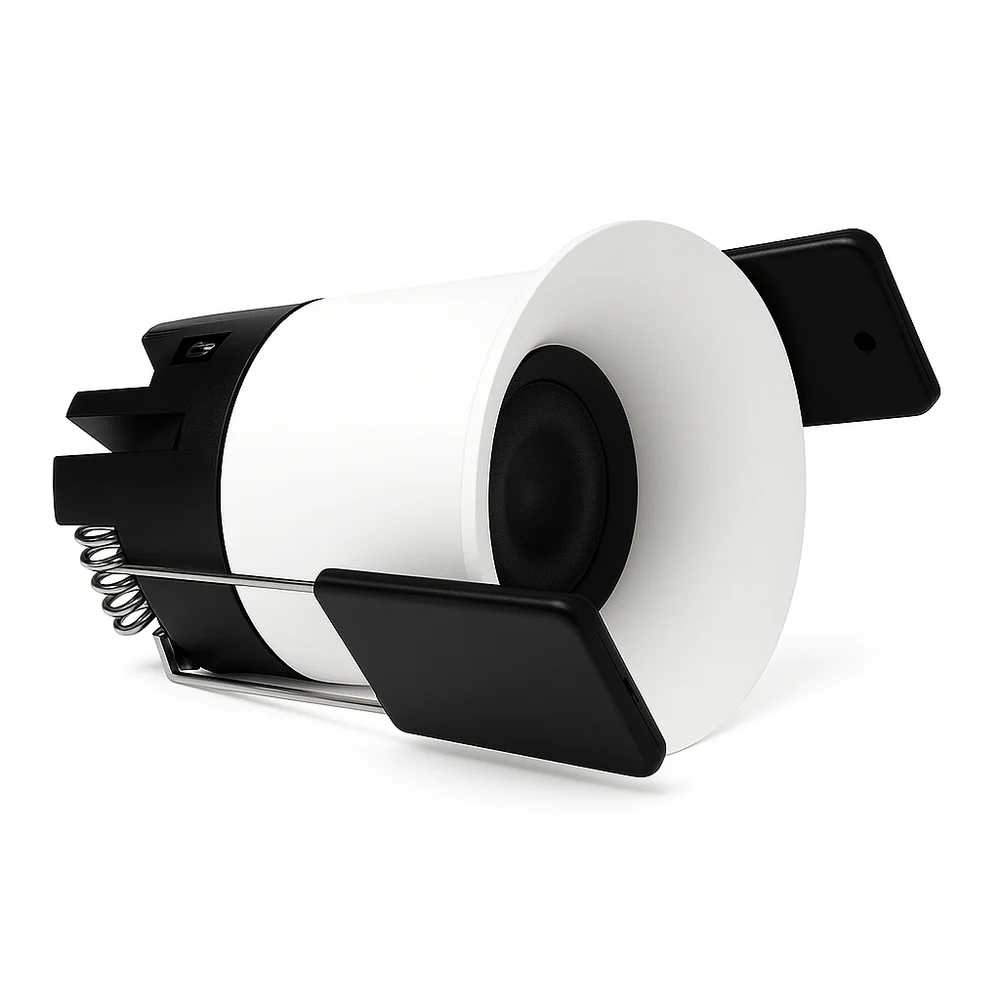 FX Waterproof Downlight – FX-6 Series Deep Anti-Glare Mini LED Downlight | 3W / 5W | Ø1.38" Cutout | 24° Beam | AC100–240V | CRI 95+ Full Spectrum | High-End Accent Ceiling Light | Black Housing | 4 / 10 Pack | Non-Dimmable