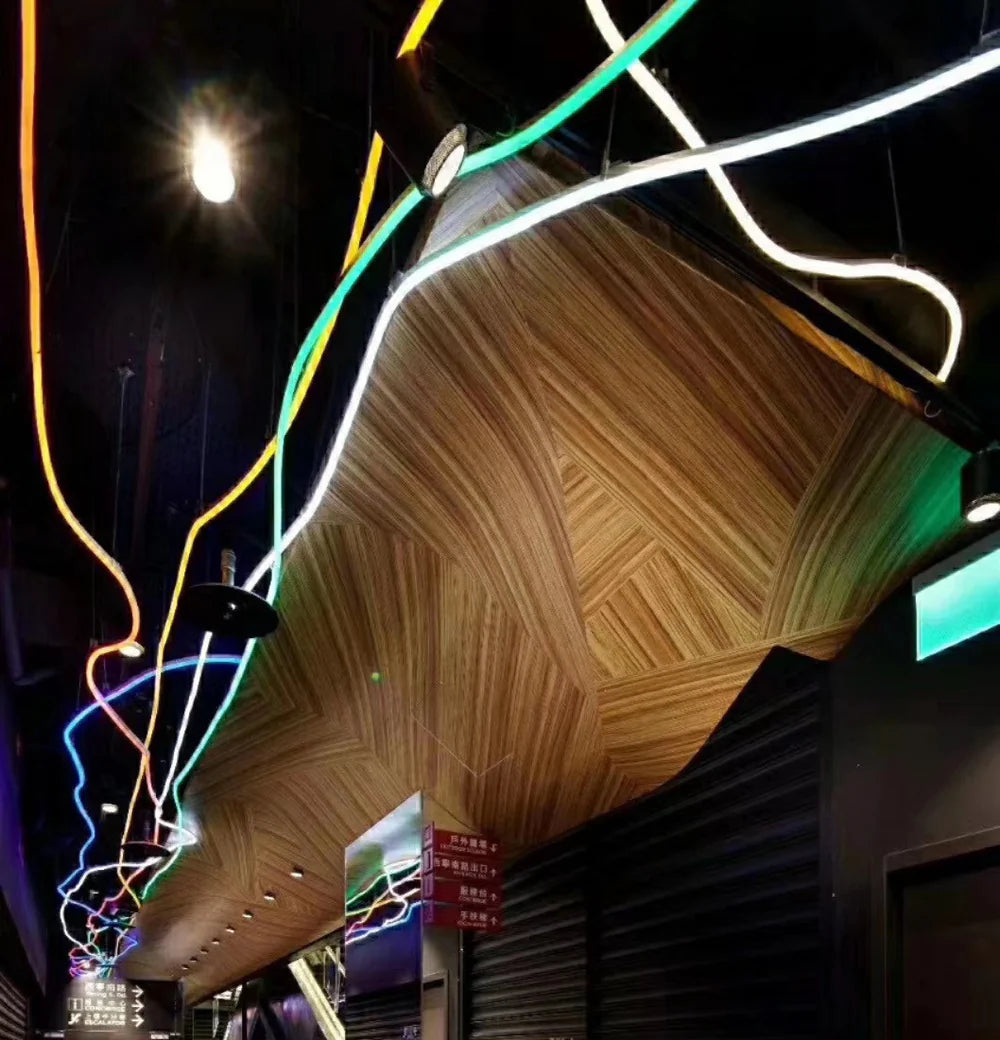 S22D Black Neon Light Housing – ⌀22mm | Silicone LED Channel System | 8mm PCB Width | IP67 Waterproof | 16.4FT/5M*1/16.4FT/5M*5 | Local Stock US/UK/DE