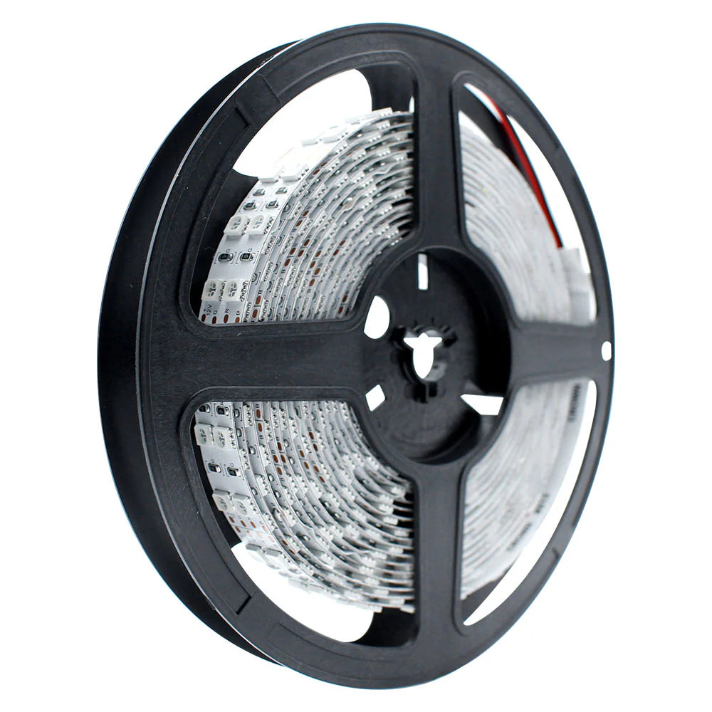 LightingWill 395–405nm SMD5050 UV LED Strip Light – 30/60/120 LEDs/m, 5M (16.4FT), DC12V, Non-Waterproof/IP67
