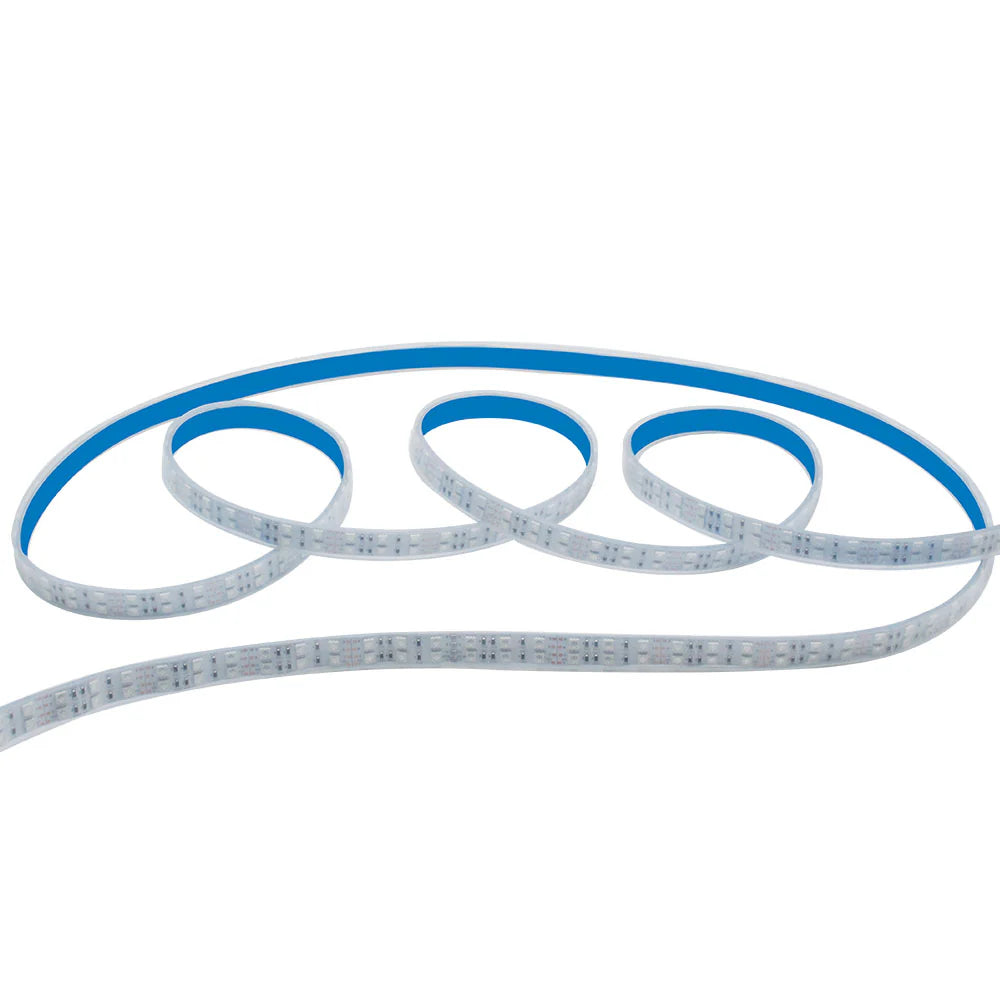 LightingWill 395–405nm SMD5050 UV LED Strip Light – 30/60/120 LEDs/m, 5M (16.4FT), DC12V, Non-Waterproof/IP67