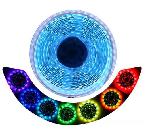 LightingWill RGBW RGBWW LED Strip Light DC24V, 10mm PCB 4-in-1 SMD5050 72 LEDs/m, IP00 IP65 IP67 Flexible LED Light Strip for Cabinet Mirror Bedroom Kitchen, 5m 50m