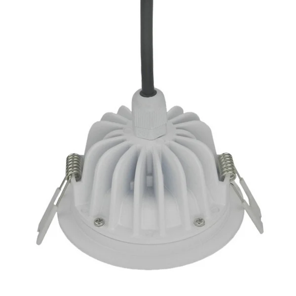 FX Waterproof Downlight – FX-2 Series IP65 LED Ceiling Downlight | 5W / 7W / 12W / 15W | CRI 80+ | AC100–240V | Damp & Wet Location Rated for Shower, Sauna & Outdoor Lighting | White Housing | 1 / 4 / 10 Pack | Non-Dimmable