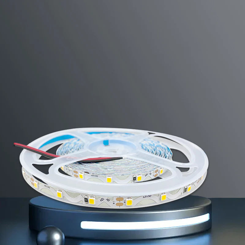 DC12V SMD2835 S-Shape LED Strip Light | 5M | 60 LEDs/m | 6mm PCB | High Brightness Low Voltage LED Tape | Non-Waterproof | Warm White / Natural White / Cool White / Red / Blue / Golden Yellow / Green / Pink | for Mirror, Kitchen Cabinet, Bedroom