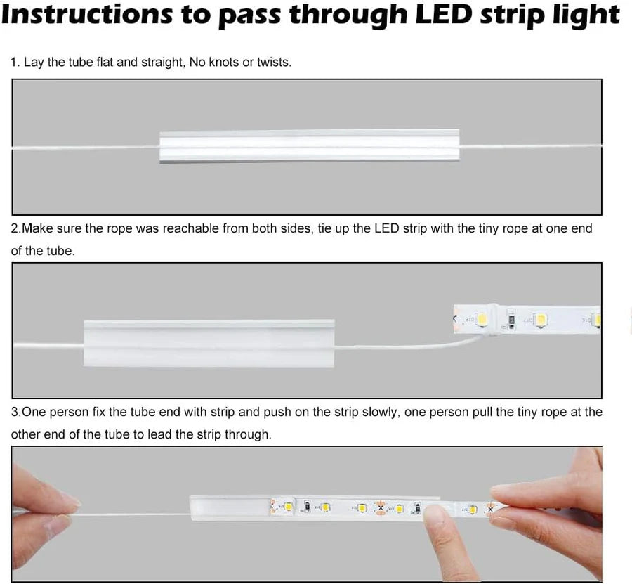 S1212 Neon Light Housing – 12x12mm | Silicone LED Channel System | 8mm PCB Width | IP67 Waterproof | 16.4FT/5M*1/16.4FT/5M*5