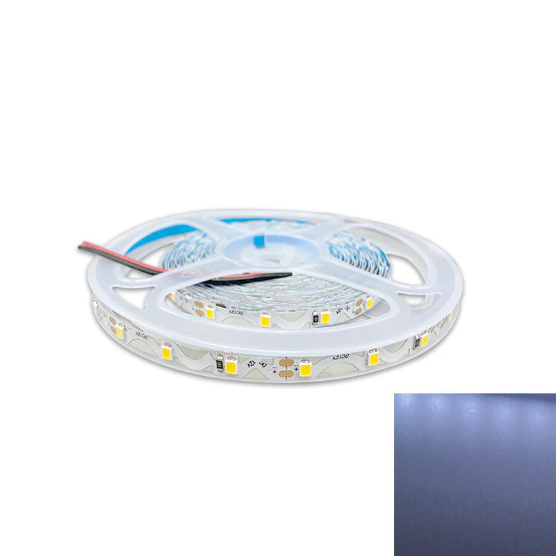 DC12V SMD2835 S-Shape LED Strip Light | 5M | 60 LEDs/m | 6mm PCB | High Brightness Low Voltage LED Tape | Non-Waterproof | Warm White / Natural White / Cool White / Red / Blue / Golden Yellow / Green / Pink | for Mirror, Kitchen Cabinet, Bedroom