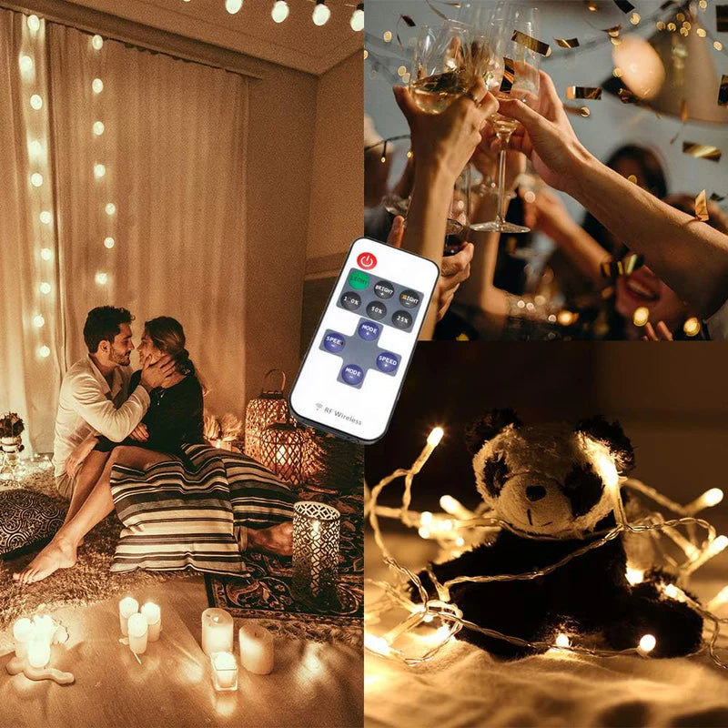 LightingWill LED Strip Controller DC5V-24V RF Remote Dimmer White Wireless LED Controller for Single Color 5050 3528 LED Strips