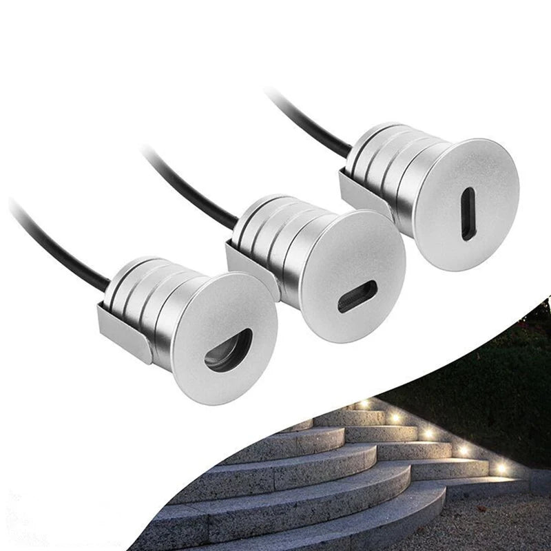 8/10-Pack Low Voltage Dimmable LED Wall Corner Lights – 3000K / 4000K / 6000K | A1 / A2 / A3 Beam Options | DC 12–24V | IP67 Waterproof Stainless Steel Deck & Stair Lights