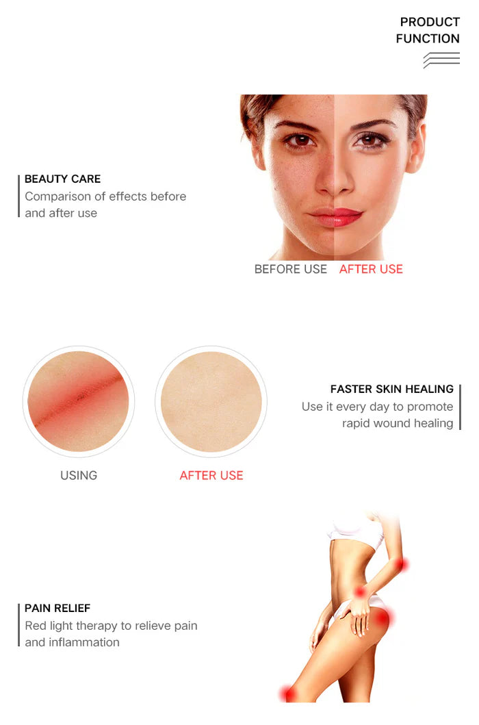 100W Desktop Infrared Therapy Lamp – 70 LEDs | Touch Screen | Red Light 660nm & IR 850nm | Dimmable Timer | AC100–240V | Desktop Stand Design | for Skin Care | Hanging Rope & Goggles Included | US / EU / UK / AU Plug