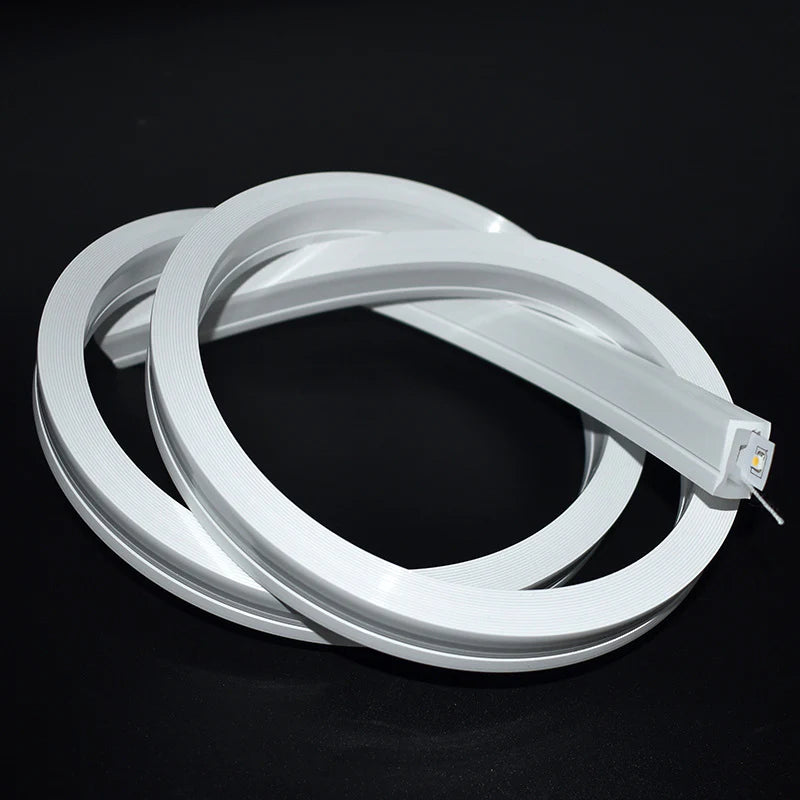 S1220 Side Edge Lighting Neon Light Housing – 12x20mm | Silicone LED Channel System | 10mm PCB Width | IP67 Waterproof | 16.4FT/5M*1/16.4FT/5M*5