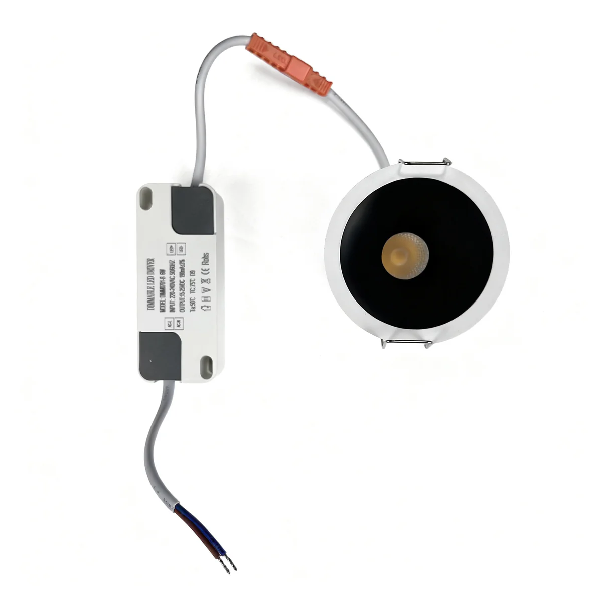 PRO Downlight PRO-2C Series Deep Recessed Anti-Glare Full Spectrum LED Downlight | AC 200–240V | 4 / 10 Pack | 5W / 9W | 3000K / 4000K / 5000K | 24° Beam | White Finish | CRI 95+ | Commercial Recessed Ceiling Fixture