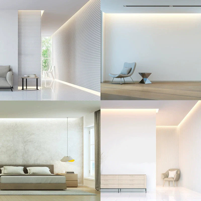 LightingWill DC12V SMD5050 Full Spectrum LED Strip Light 60LEDs/m 300 LEDs 12W/m, CRI 97+ High Bright LED Tape 2700K–6500K, 10mm PCB IP00/IP67 for Mirror, Cabinet, Bedroom Lighting, 5/50M