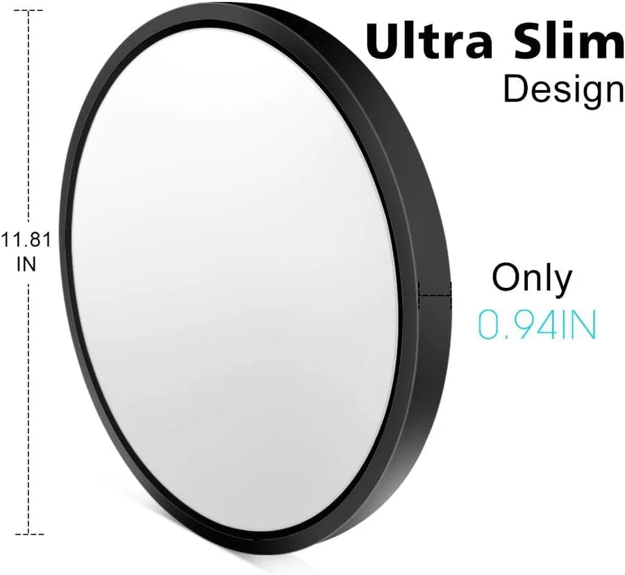 9 Inch 18W White / Black Round Ceiling Light – AC  220–240V | 3000K / 4500K / 5000K / 6500K | Flush Mount Ceiling Light for Modern Home Lighting | 1-Pack – Local Stock (UK)