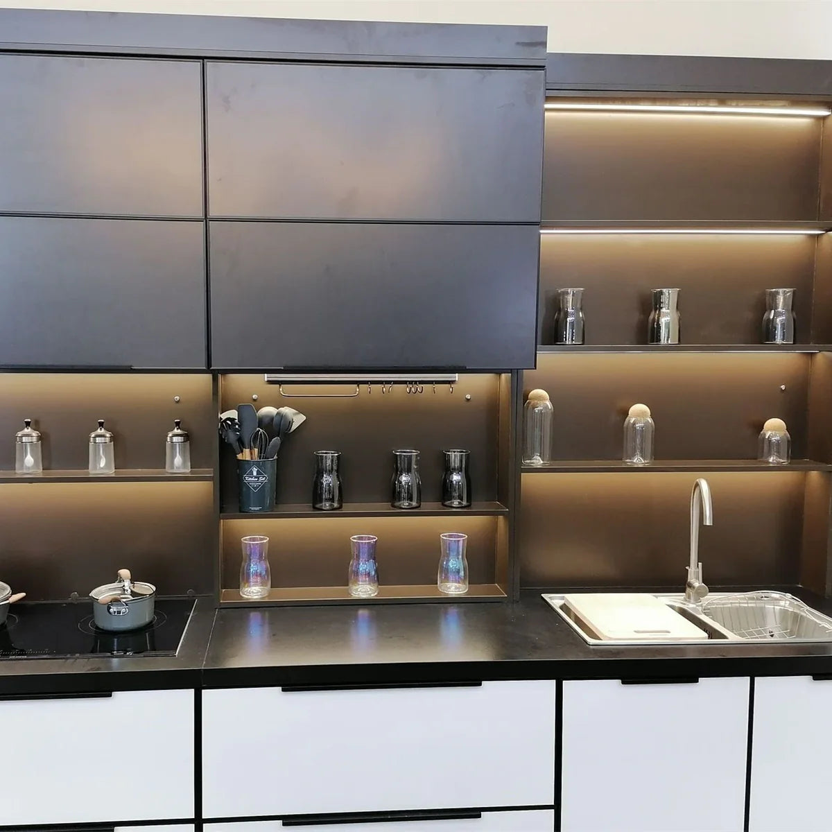 COB LED Strip Light 12V/24V 320/480/512LEDs/M, 8mm Flexible Dot-Free LED Tape, CRI80+ High Brightness Non-Waterproof, 3000K/4000K/6500K & RGB Colors for Cabinet Kitchen Lighting, 5M/10M Pack