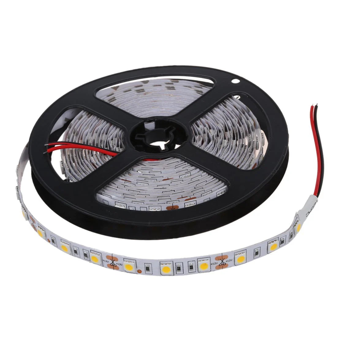 SMD5050 LED Strip Light, 5m Roll | 12V DC | 60 LEDs/m | 12W/m | Standard & High Brightness Options (10–12lm / 20–22lm per LED) | White 3000K / 4000K / 6000K | IP00 / IP67