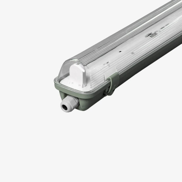 TP Series 4ft LED Tri-Proof Light, 1-Tube Included Waterproof Dustproof LED Fixture Stripe Clear Cover 3000K/4000K/5000K AC 90–240V Non-Dimmable 4-Pack