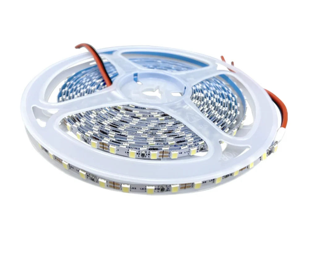 DC12V SMD2835 Single Color LED Strip Light | 5M | 120 LEDs/m | 4mm PCB | High Brightness Low Voltage LED Tape | Warm White / Natural White / Cool White | for Mirror, Kitchen Cabinet, Bedroom