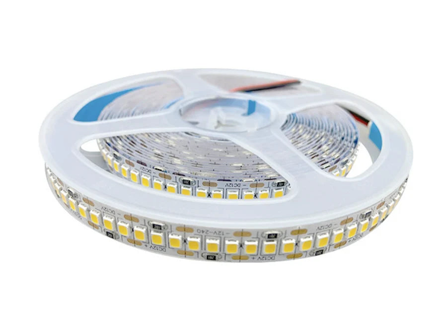 DC12V SMD2835 Single Color LED Strip Light | 5M | 240 LEDs/m | 10mm PCB | High Brightness Low Voltage LED Tape | IP00 / IP67 | for Mirror, Kitchen Cabinet, Bedroom