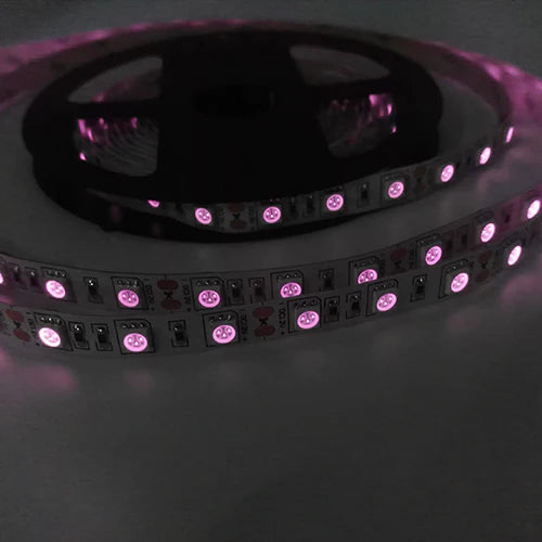 LightingWill 850nm SMD5050 DC12V IR LED Strip Light – 30/60/120 LEDs/m, 5 Meters, IP00/IP65