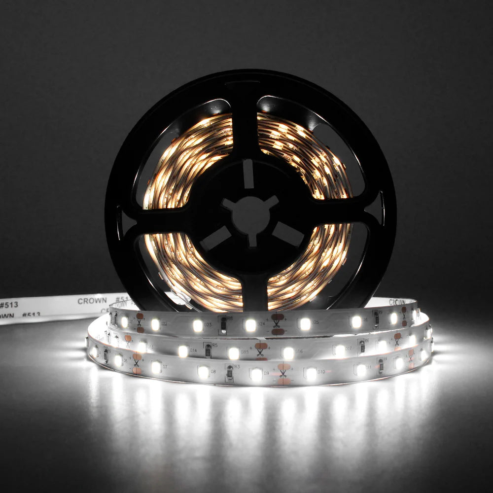 LightingWill 16.4FT 5Meter SMD2835 300LED 12V 30W True Color CRI95+ Full Spectrum LED Strip Light