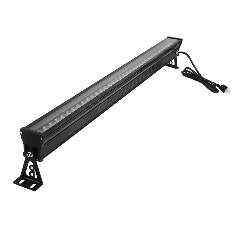 LightingWill Linkable 7060 Linear RGB LED Wall Washer – AC85-265V | 36W | Waterproof Color Changing Wall Wash Light | 24-Key RF Remote Control | for Indoor & Outdoor Architectural Lighting