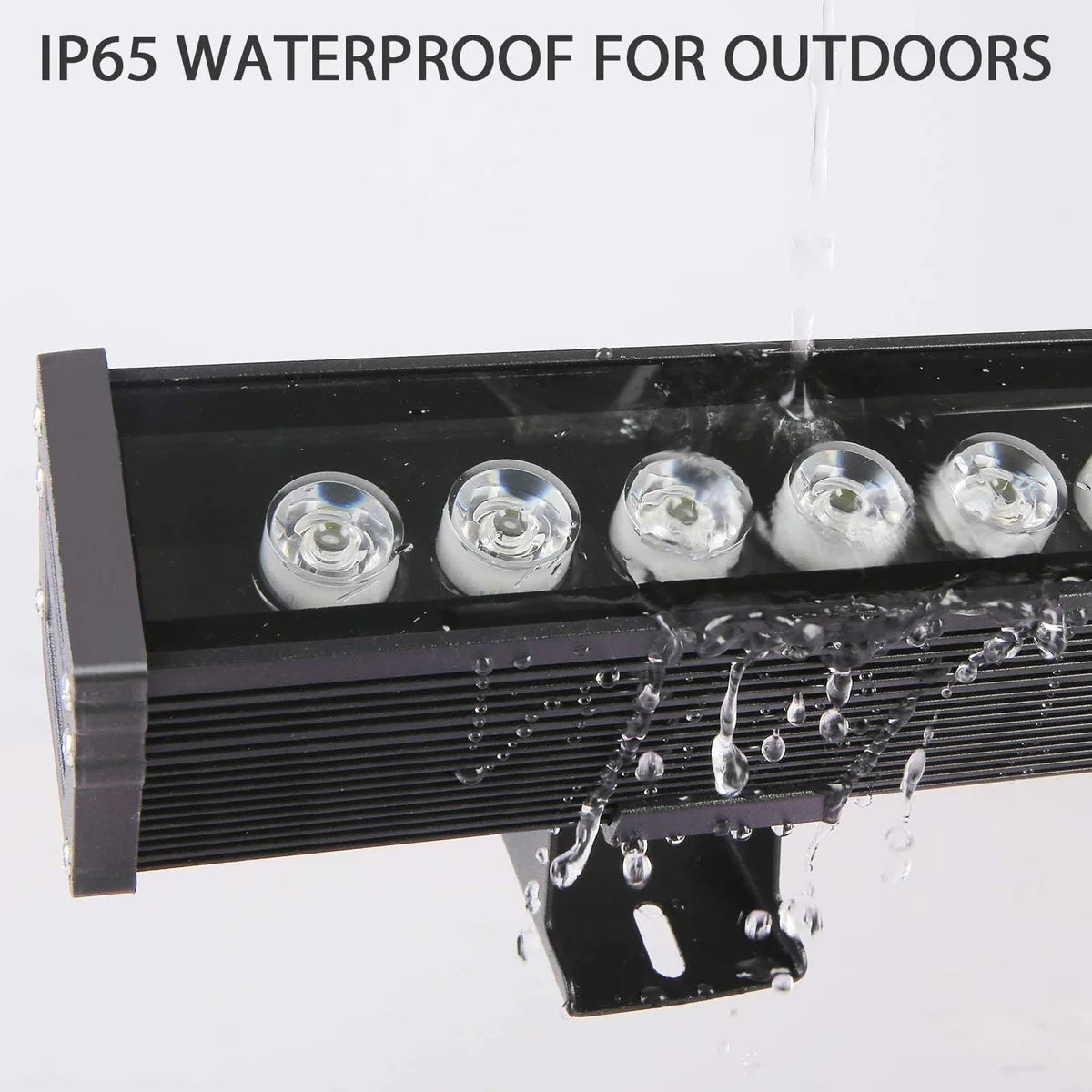 LightingWill Linkable 7060 Linear RGB LED Wall Washer – AC85-265V | 36W | Waterproof Color Changing Wall Wash Light | 24-Key RF Remote Control | for Indoor & Outdoor Architectural Lighting
