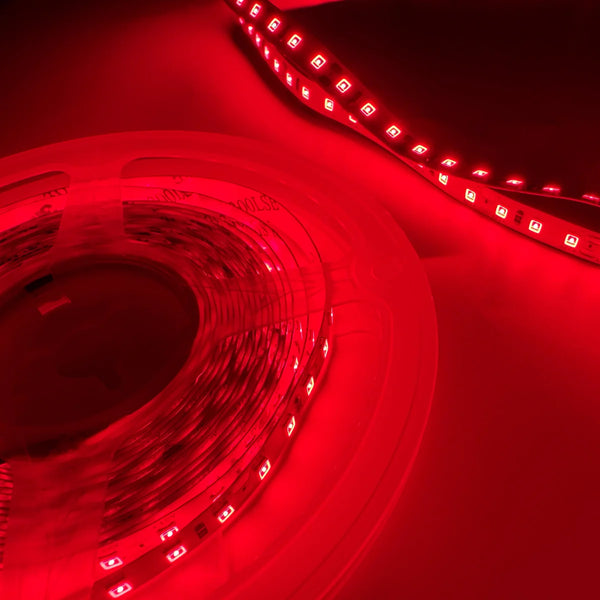 660–670nm Non-Waterproof DC12V-IR LED Strips-SMD2835/SMD5050-30/60/120/240 LEDs/m-5/50 Meters-Red Light Beauty, Body Care, Wellness Light, Skin Care