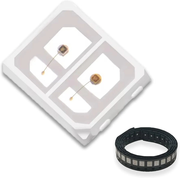 635nm Red LED Emitters – High-Intensity Visible Red Light for Indicators & Illumination | Pack of 1000 / 4000 | 0.2W / 0.5W Gold Wire SMD2835 / SMD5050