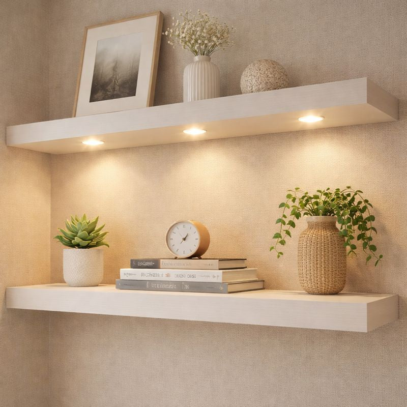 10-Pack Recessed LED Deck Lights – 0.6W Each | Warm White / Natural White | AC100–265V Input with Power Adapter | US / EU / UK / AU Plug Options | IP67 Waterproof Inground Step Lights Kit for Deck, Garden, Yard, Stairs & Pathway Lighting