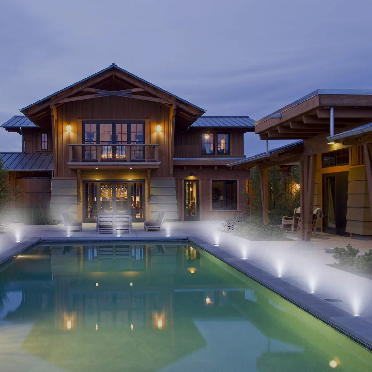 10/16-Pack Recessed LED Deck Lights – 0.6W Each | Warm White / Natural White | AC100–265V Input with Power Adapter | US / EU / UK / AU Plug Options | IP67 Waterproof Inground Step Lights Kit for Deck, Garden, Yard, Stairs & Pathway Lighting