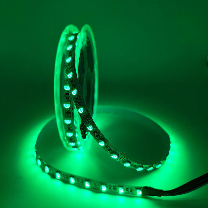 LightingWill DC24V RGBW/RGBWW LED Strip Light, 12mm PCB 4-in-1 SMD5050 60 LEDs/m, Non-Waterproof Flexible LED Tape Light for Mirror Kitchen Cabinet Bedroom, 5m 50m