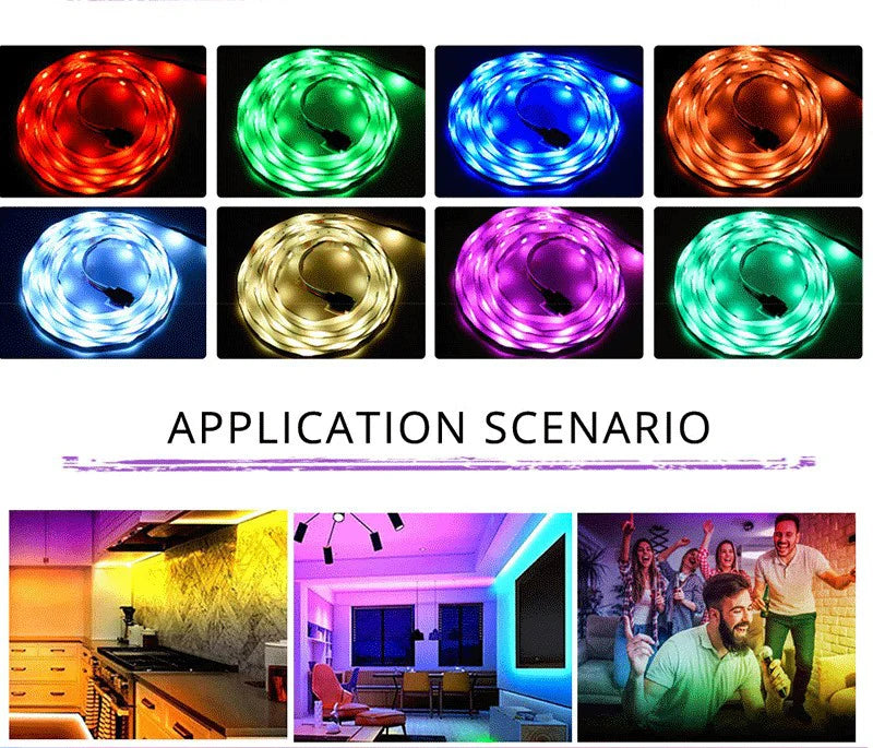 LightingWill DC24V RGBW/RGBWW LED Strip Light, 12mm PCB 4-in-1 SMD5050 60 LEDs/m, Non-Waterproof Flexible LED Tape Light for Mirror Kitchen Cabinet Bedroom, 5m 50m