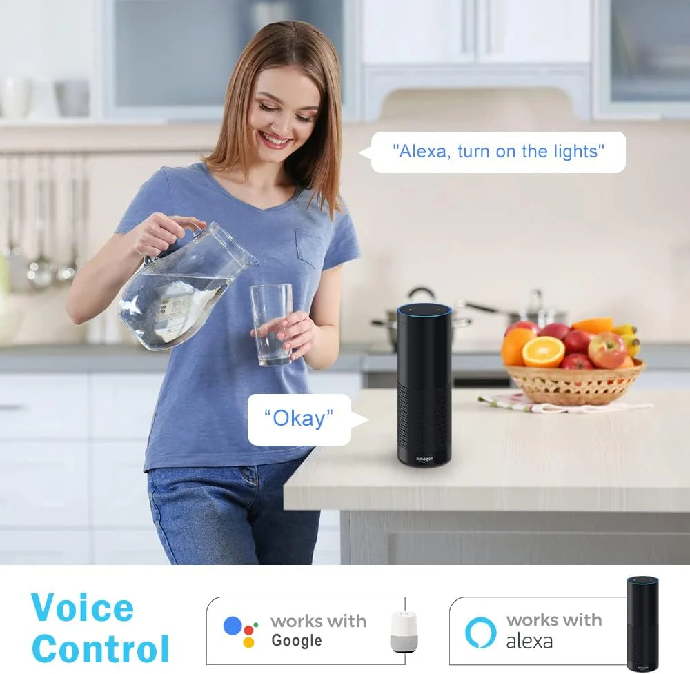 Smart RGB Downlight – WiFi Recessed Lighting, 2 Inch 5W, Dimmable RGB + CCT 2700–6500K, Works with Alexa & Google, 100–240V, White Housing, 4 / 6 / 10 Pack Options