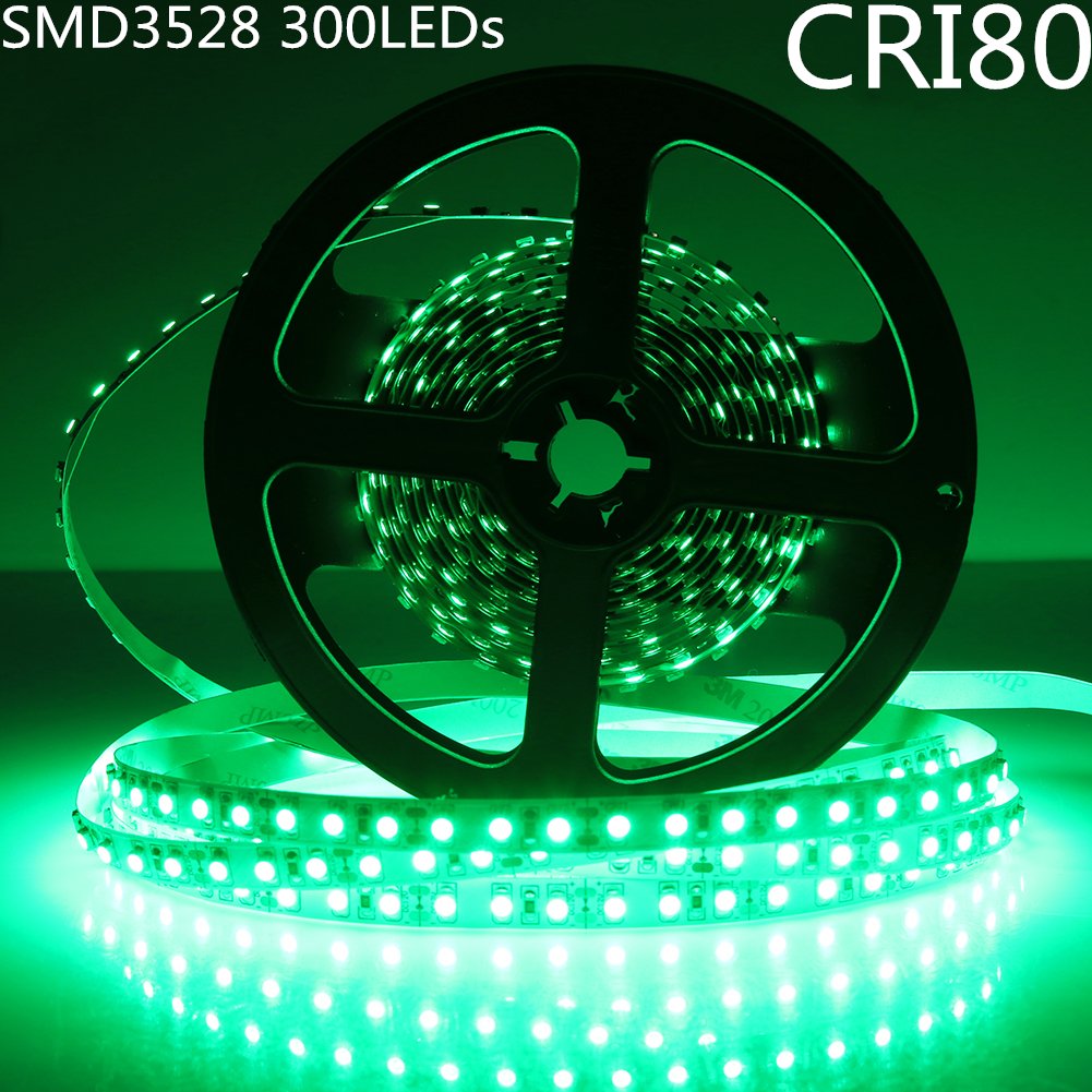 DC 12 V Rot/Blau/Grün/Gelb Dimmbare SMD3528-300 Flexible LED-Streifen 60 LEDs pro Meter 8 mm Breite 300 lm pro Meter