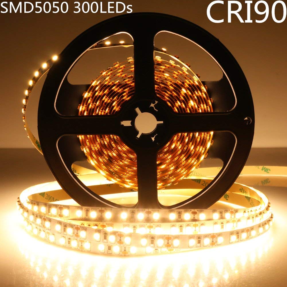 LED Strip Light CRI90 SMD5050 300LEDs DC 12V 5Meters per Roll