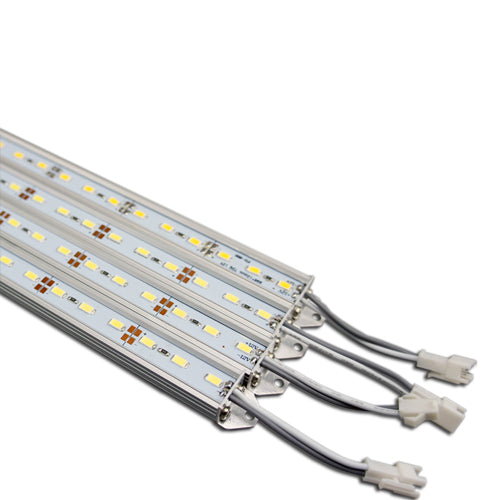 5er-Pack 1,64 Fuß/50 cm DC 12 V 6,5 Watt 500 lm-600 lm 5630 SMD Aluminiumgehäuse Starres hartes LED-Lichtband 36 LEDs Nicht wasserdichte oder wasserdichte LED-Lichtleiste